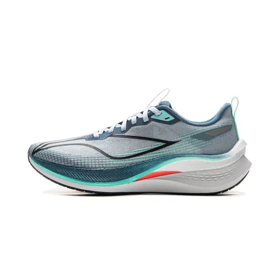 LiNing Red Hare 7 Pro Cushioning Anti Slip And Wear Resistant Low Top Running Shoes Men's Blue White