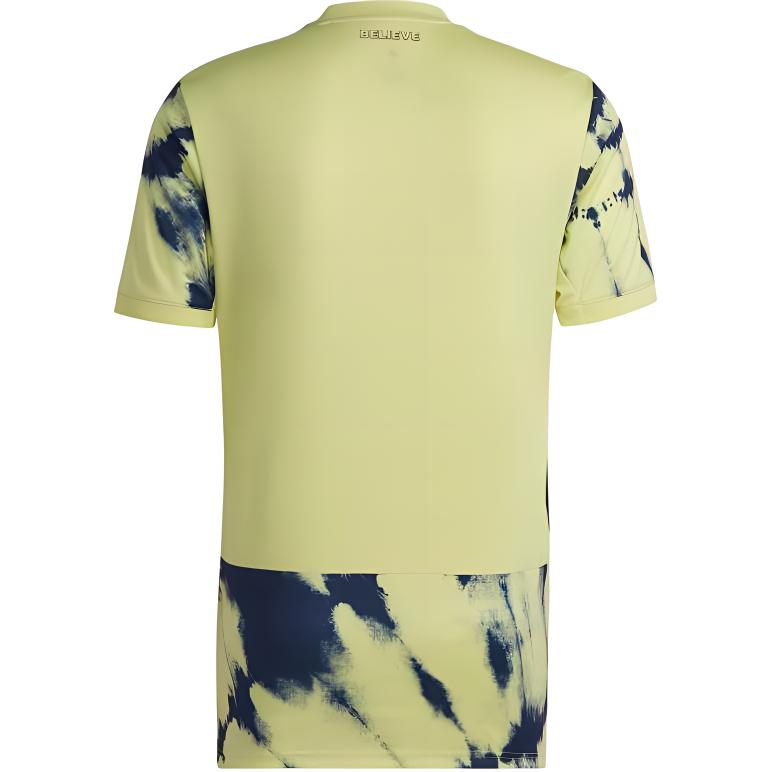 Adidas LEEDS UNITED FC 22/23 AWAY JERSEY Soccer Jersey Men’s Pulse Yellow/Dark Blue
