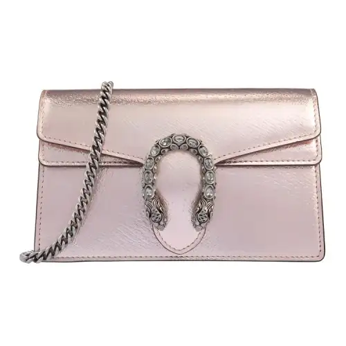 GUCCI Dionysus Cow Leather Shoulder Bag, Crossbody Bag Extra Mini Women's Champagne Pink