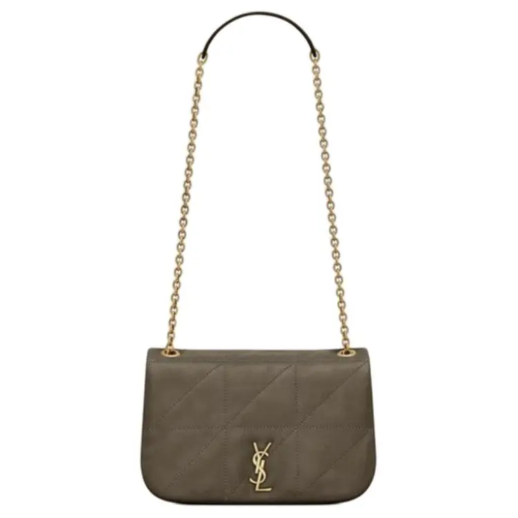 SAINT LAURENT Jamie Sheepskin Crossbody Bag, Shoulder Bag Mini Women's Light Musk