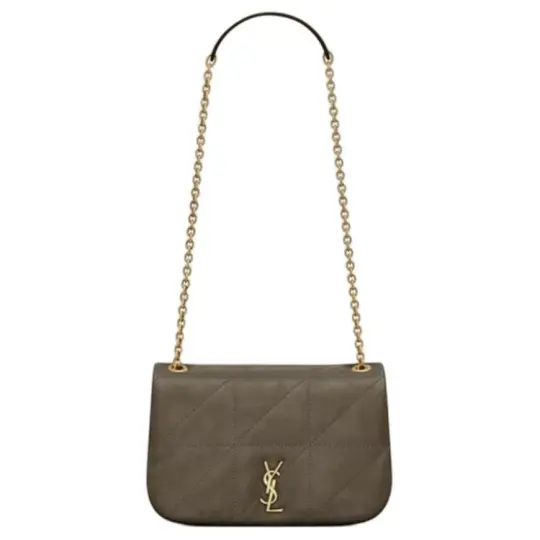 SAINT LAURENT Jamie Sheepskin Crossbody Bag, Shoulder Bag Mini Women's Light Musk