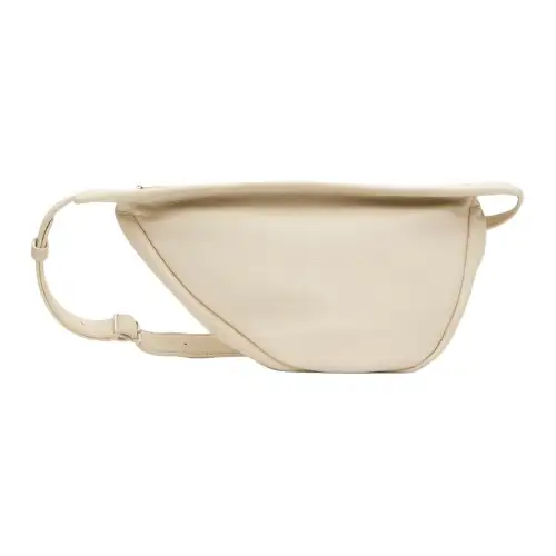 THE ROW Grain Deer Leather Fanny Pack Small Women's Ecru