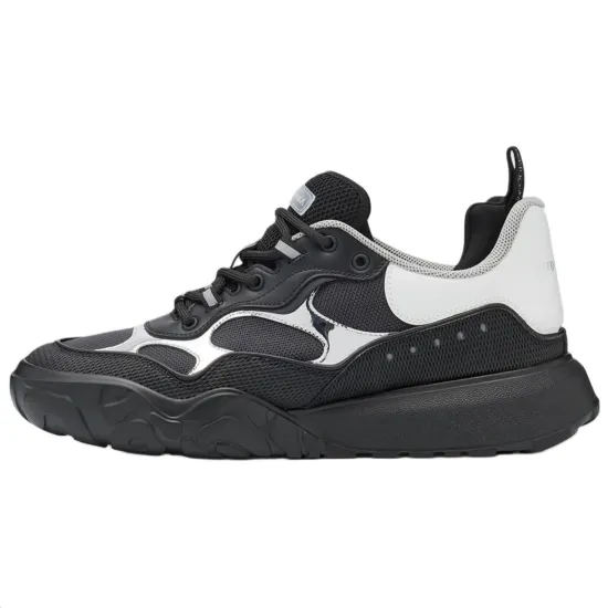 Alexander McQueen Court Low Top Casual Shoes Men's Black