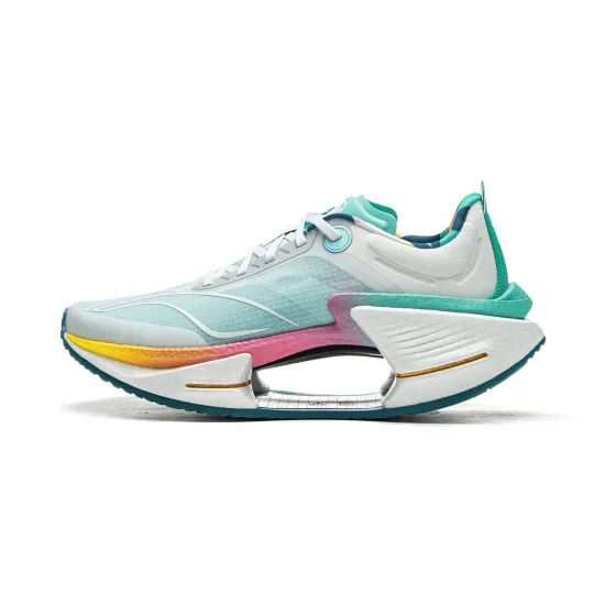LiNing Shadow 3 ESSENTIAL Cushioning Low Top Running Shoes Men's Green White