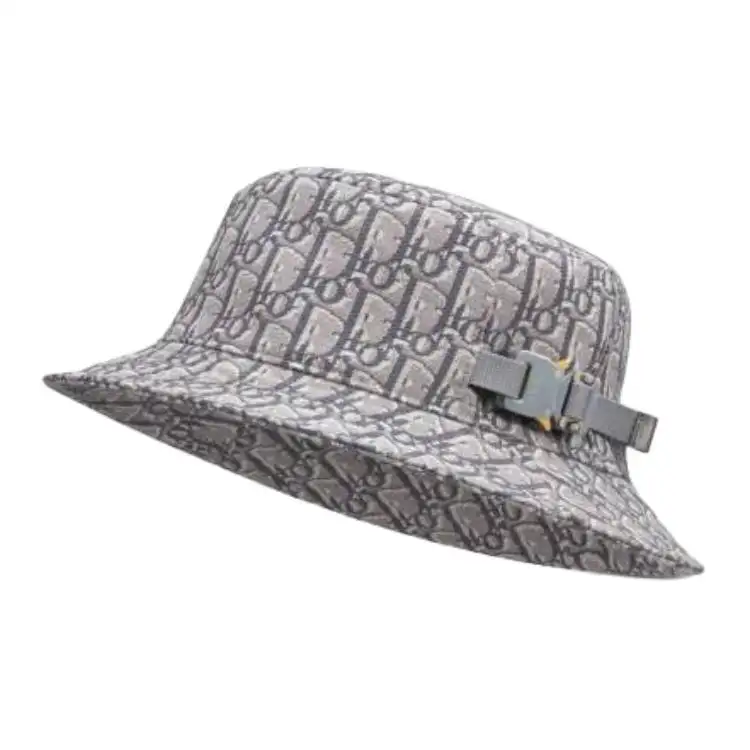 Christian DIOR Pre Owned 20s Oblique Bucket Hat