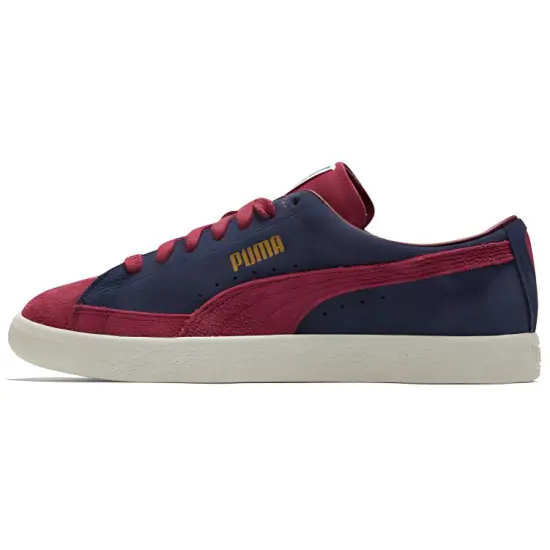 Puma Suede Skateboarding Shoes Unisex Low-top Red/Blue