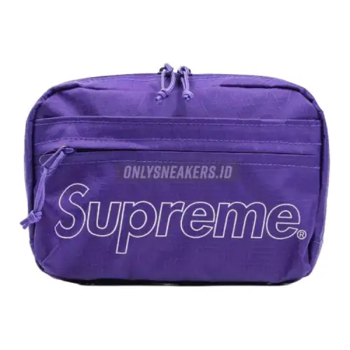 Supreme Nylon Fabric Shoulder Bag, Crossbody Bag Regular Unisex Purple