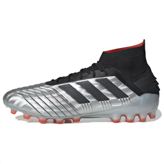 Adidas Predator 19.1 Football Shoes Men Mid-top Silver/Black
