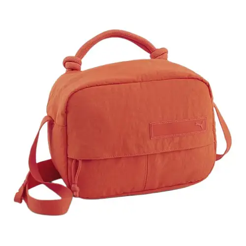 PUMA Polyamide With Nylon Shoulder Bag, Crossbody Bag Unisex Orange