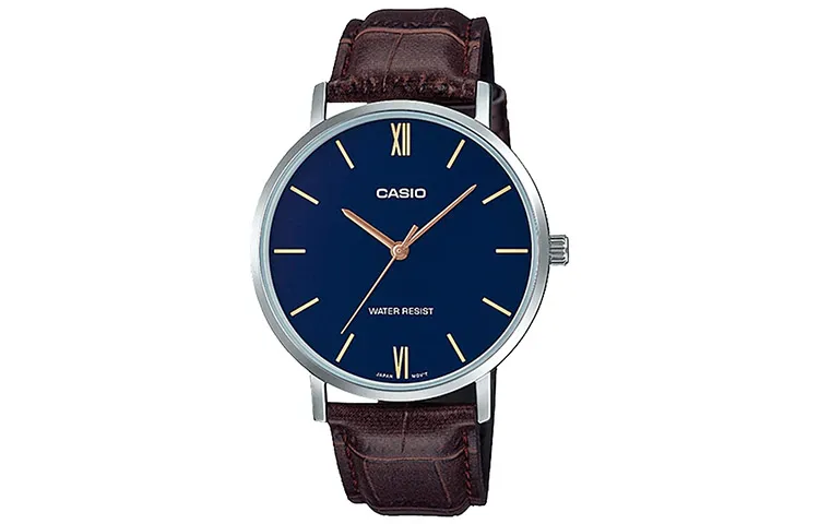 CASIO Men Standard Series Blue Watch MTP-VT01L-2B