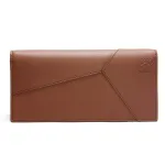 LOEWE Puzzle Calfskin Wallet Men's Brownie
