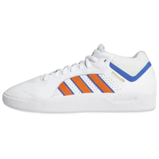 Adidas Originals Tyshawn Skateboard Shoes Men Low-top White/Orange/Blue