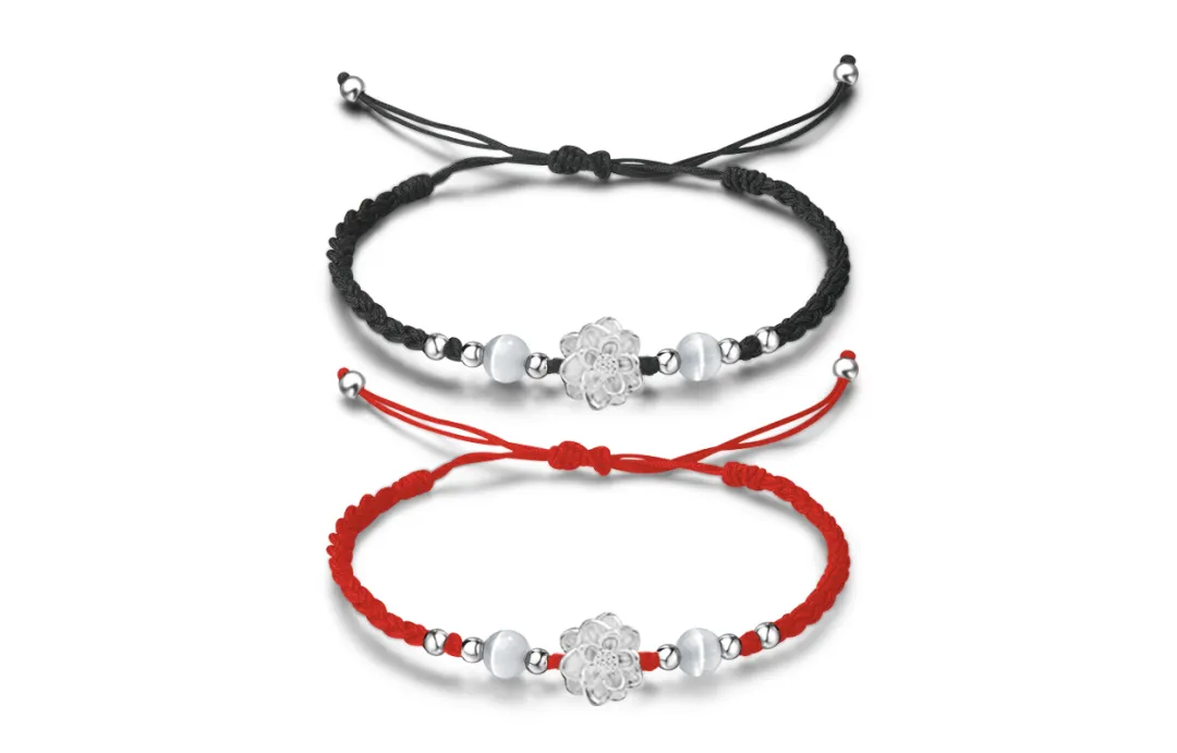 D.K.X S999 Fine Silver Rope Bracelets Unisex
