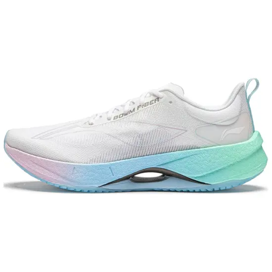 LINING Super Light 21 Running Shoes Women's Low-Top Standard White/Glacier Blue
