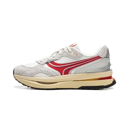 LINING Renrong Renew Casual Shoes Women's Low-Top Light Smoke Gray/Ivory