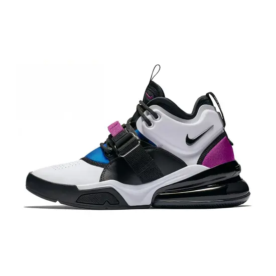 Nike Air Force 270 White Black Lyon Blue GS