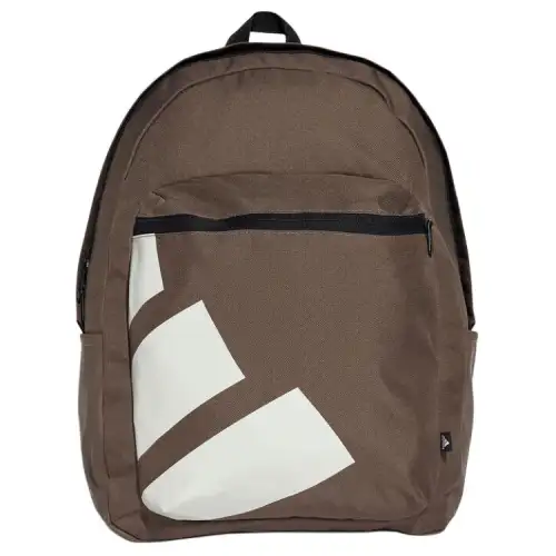 Adidas Zip Closure Polyester Backpack Medium Unisex Brown