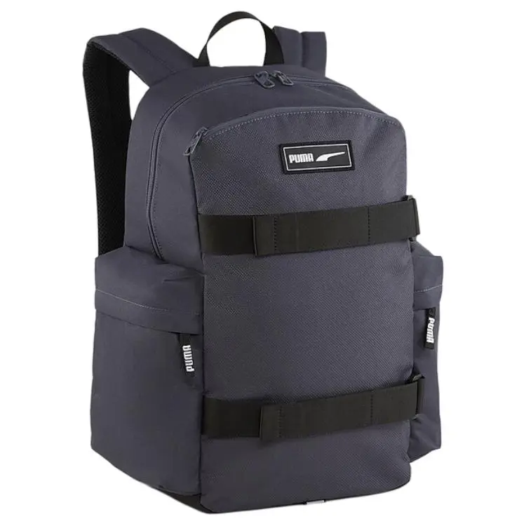 PUMA Polyester Backpack Medium Unisex Black Gray