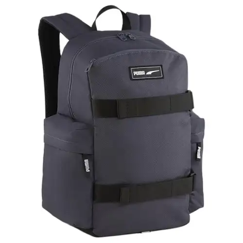 PUMA Polyester Backpack Medium Unisex Black Gray