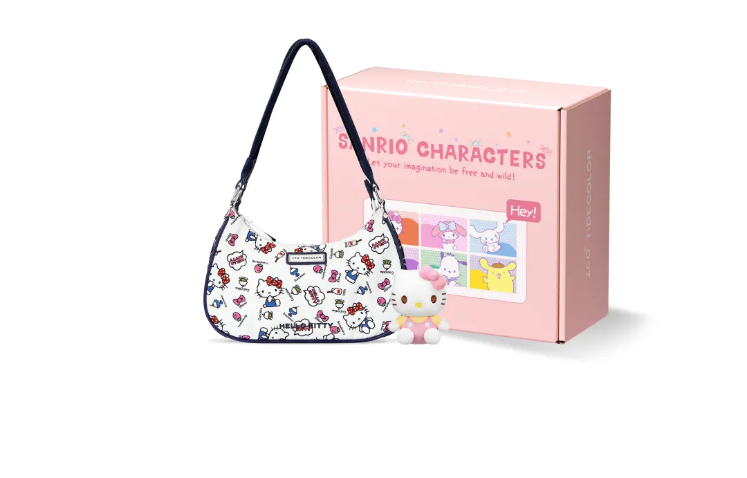 Zgo Polyester Shoulder Bag, Portable Underarm Crossbody Bag, Baguette Crescent Small Women's Blue