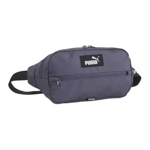 PUMA Zip Closure Polyester Fanny Pack Regular Unisex Gray Black