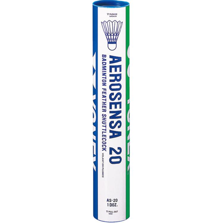 YONEX AS 20EX Goose Feather Shuttlecock 12 Pack Goose Feather Match Ball Shuttlecocks