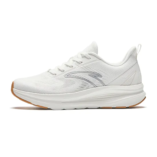 ANTA Running Collection Running Shoes Women's Low-Top Papyrus White/Silver