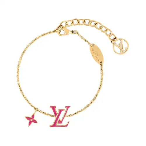 LOUIS VUITTON ICONIC ENAMEL Bracelets Women's Fuchsia
