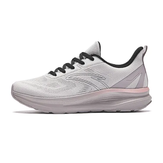 ANTA Running Collection Running Shoes Women's Low-Top Light Silver Gray/Magic Carpet Gray