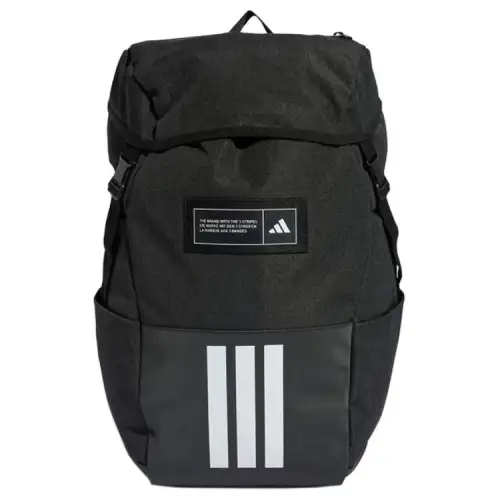 Adidas, foldable black backpack with zipper for men and women, for beloved