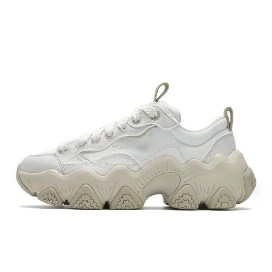 FILA Slip Resistant Breathable Moisture Wicking Low Top Casual Shoes Women's White