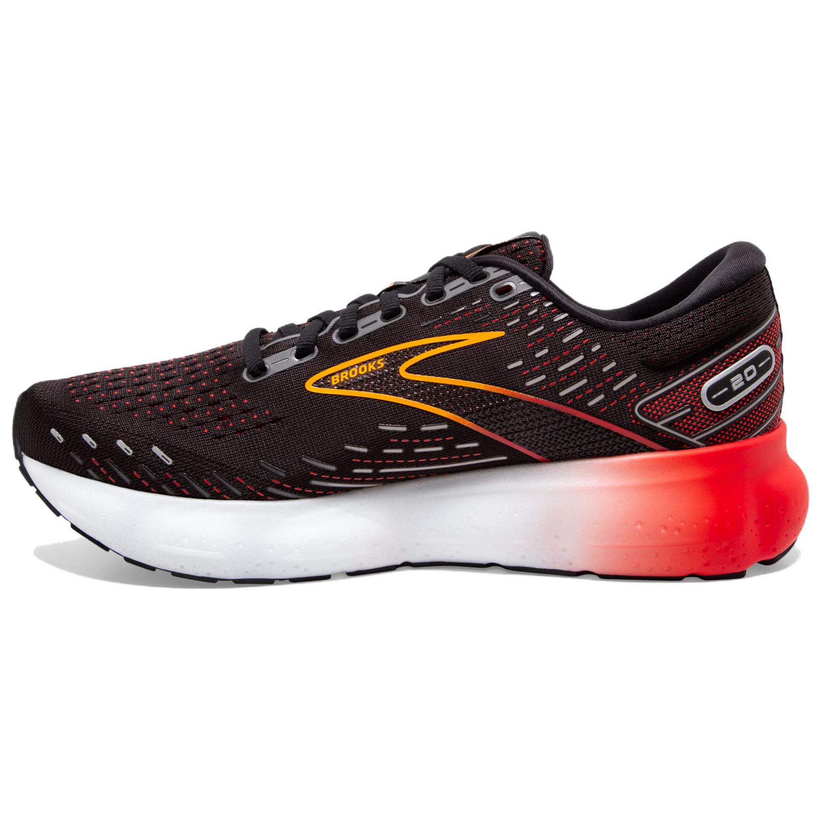 Brooks Brooks Glycerin GTS 20 versatile casual and comfortable mesh wear-resistant and lightweight low-top running shoes men's red