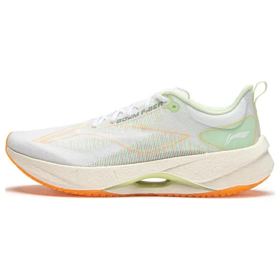 LiNing Super Light 21 Cushioned Slip-Resistant Breathable Lightweight Low-Top Casual Running Shoes Women's White Green