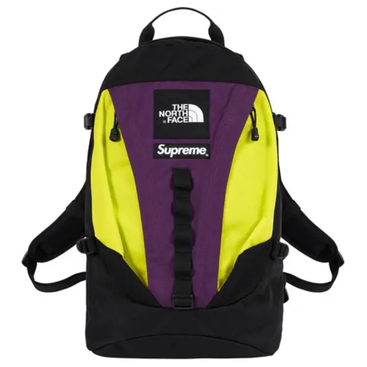 Supreme The North Face X The North Face Collaboration Supreme FW18 Polyester Backpack Unisex Purple Yellow