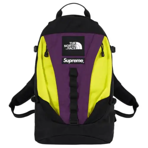 Supreme The North Face X The North Face Collaboration Supreme FW18 Polyester Backpack Unisex Purple Yellow
