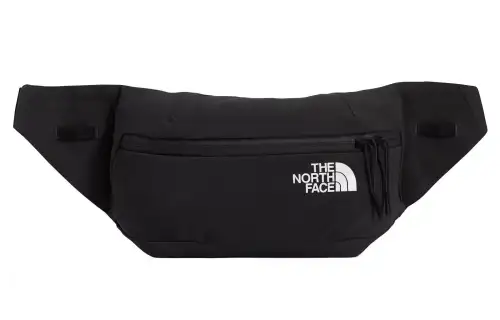 THE NORTH FACE 5L Zip Closure Fanny Pack Outdoor Bag Polyester Black/Blue Unisex