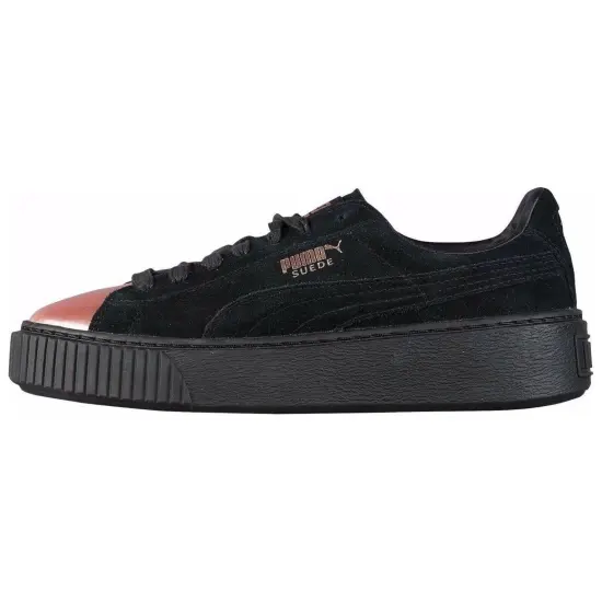 PUMA Suede Platform Rose Gold Women's