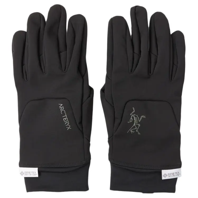 Arc'teryx Leather Knit Gloves Men's Black