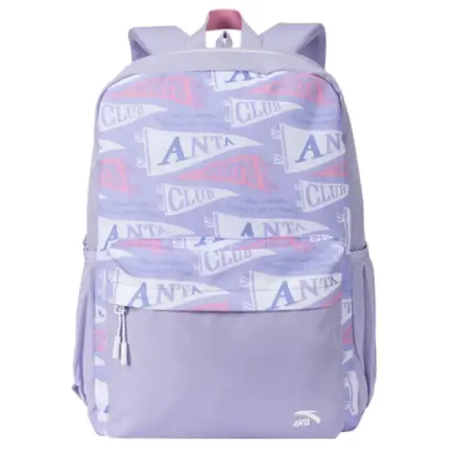 Anta Life Collection Fabric Backpack Regular Unisex Fresh Purple