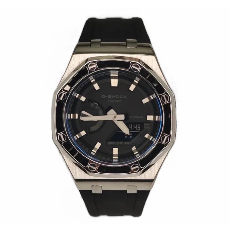 CASIO Unisex Liquid Crystal/Analog Dual Display Series 44mm Black Watch