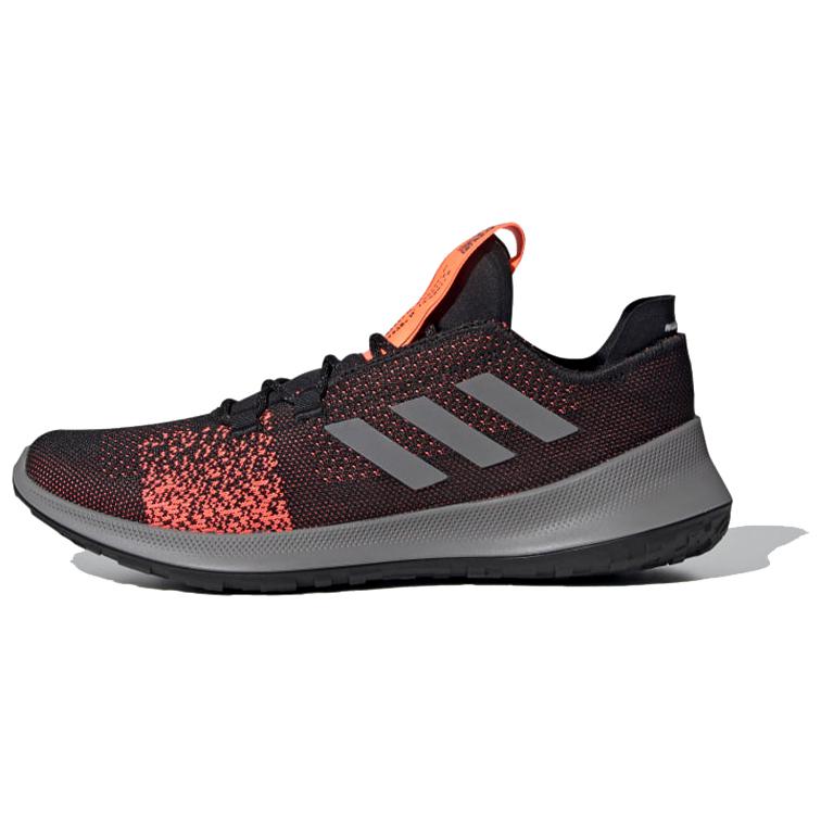 Adidas Sensebounce + Ace Shoes 'Core Black Grey Three Signal Coral'