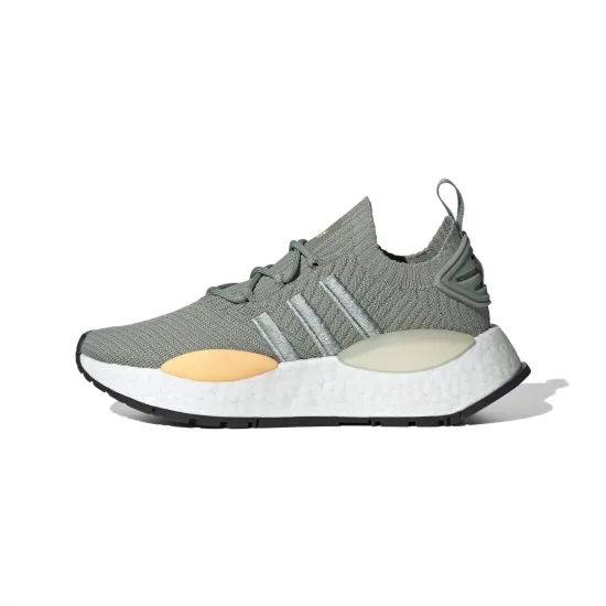 NMD_W1 Women's Adidas Originals 'Silver Green Acid Orange'