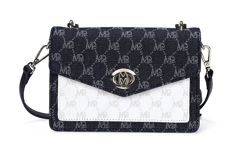 MQ PU With Polyester And Cotton Small Square Bag, Handbag, Shoulder Bag, Crossbody Bag Women's Multicolor