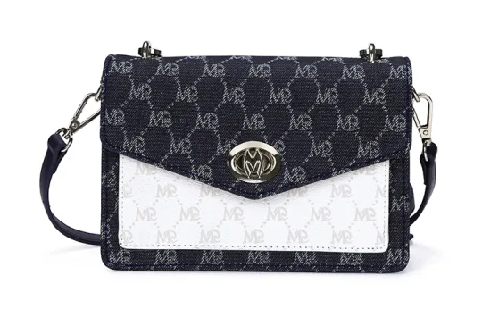 MQ PU With Polyester And Cotton Small Square Bag, Handbag, Shoulder Bag, Crossbody Bag Women's Multicolor