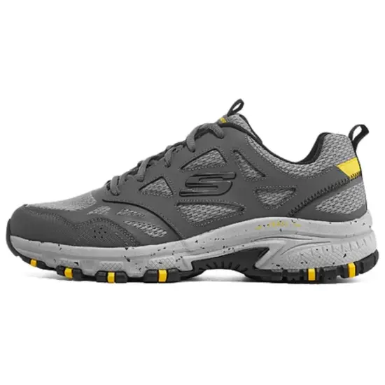 Skechers Hillcrest Low-Top Casual Shoes Men's Gray Black