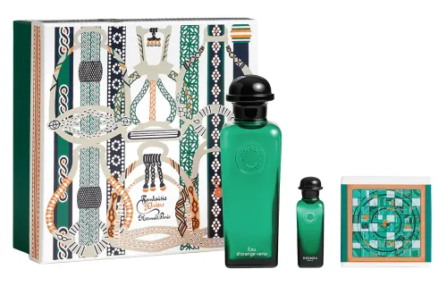 HERMES Gift box, perfume, set, eau de cologne, 100 ml, 7.5 ml, 50g, Birthday gift