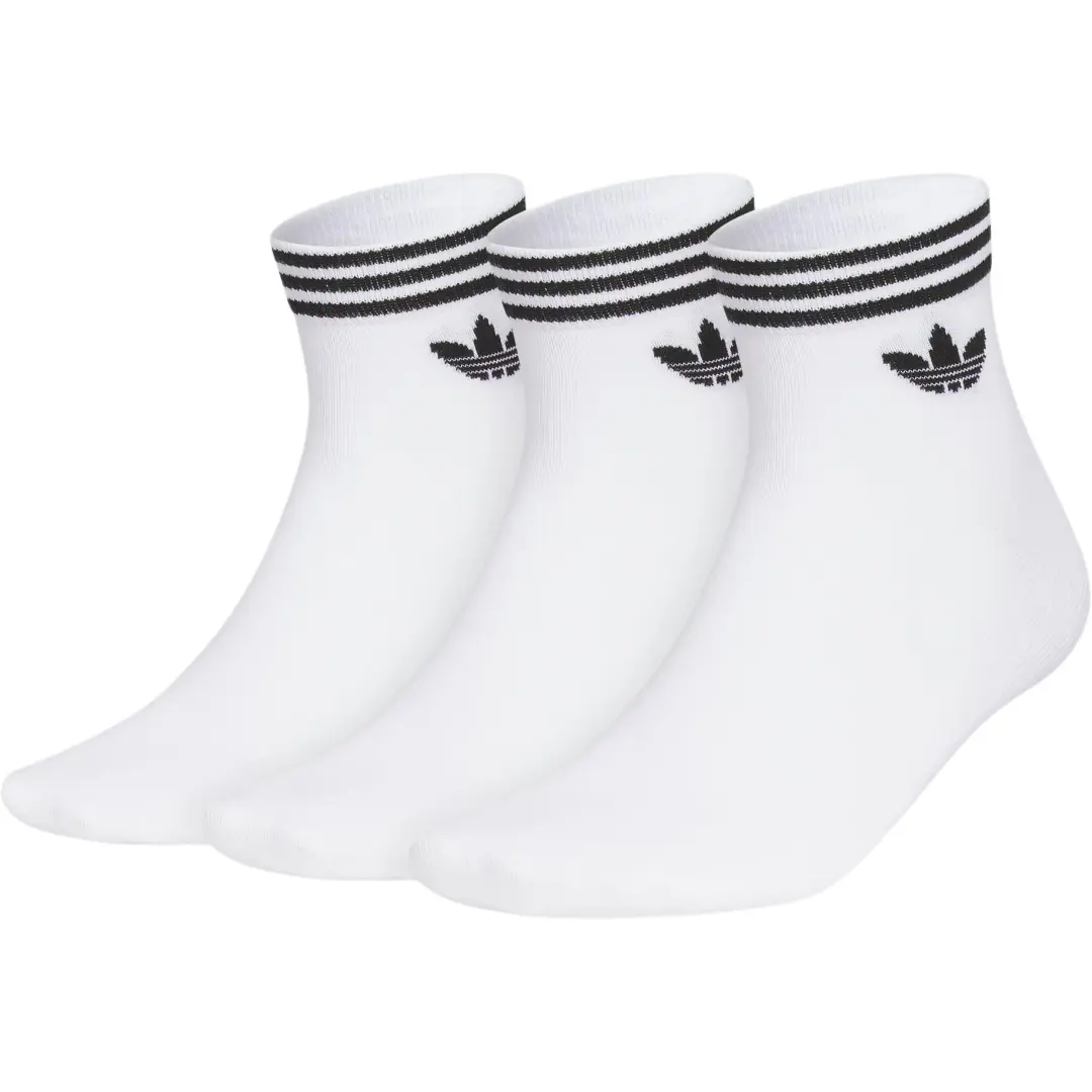 Adidas Originals ORI TREF ANK 3P Ankle Socks Unisex 3 Pack White