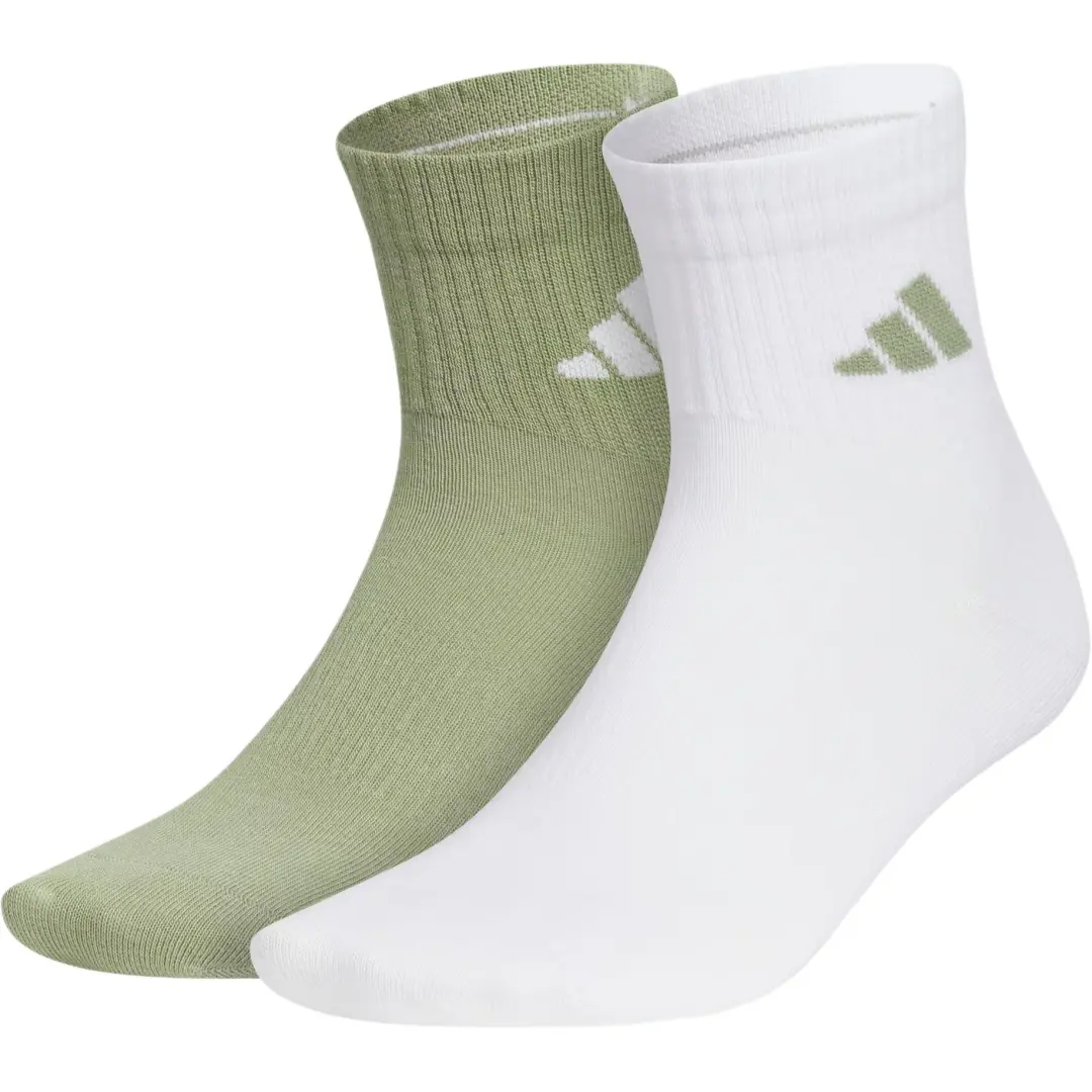 Adidas Sportswear LIGHT MID CREW Ankle Socks Unisex 2 Pack