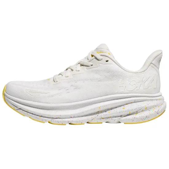 HOKA ONE ONE Clifton 9 White Lemonade Women's