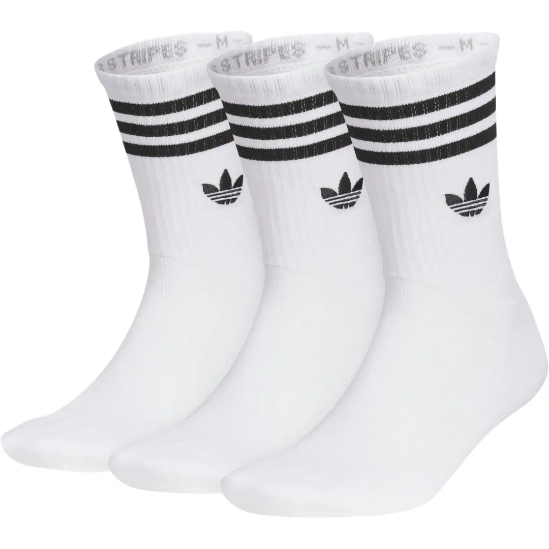 Adidas Originals CUSHIONED CREW SOCKS Crew Socks Unisex 3 Pack White